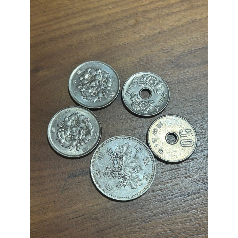 【H2Shop】日本 日幣 日元 舊錢幣 硬幣 500円 100円 50円 10円 10元 紀念幣 Yen 平成 昭和