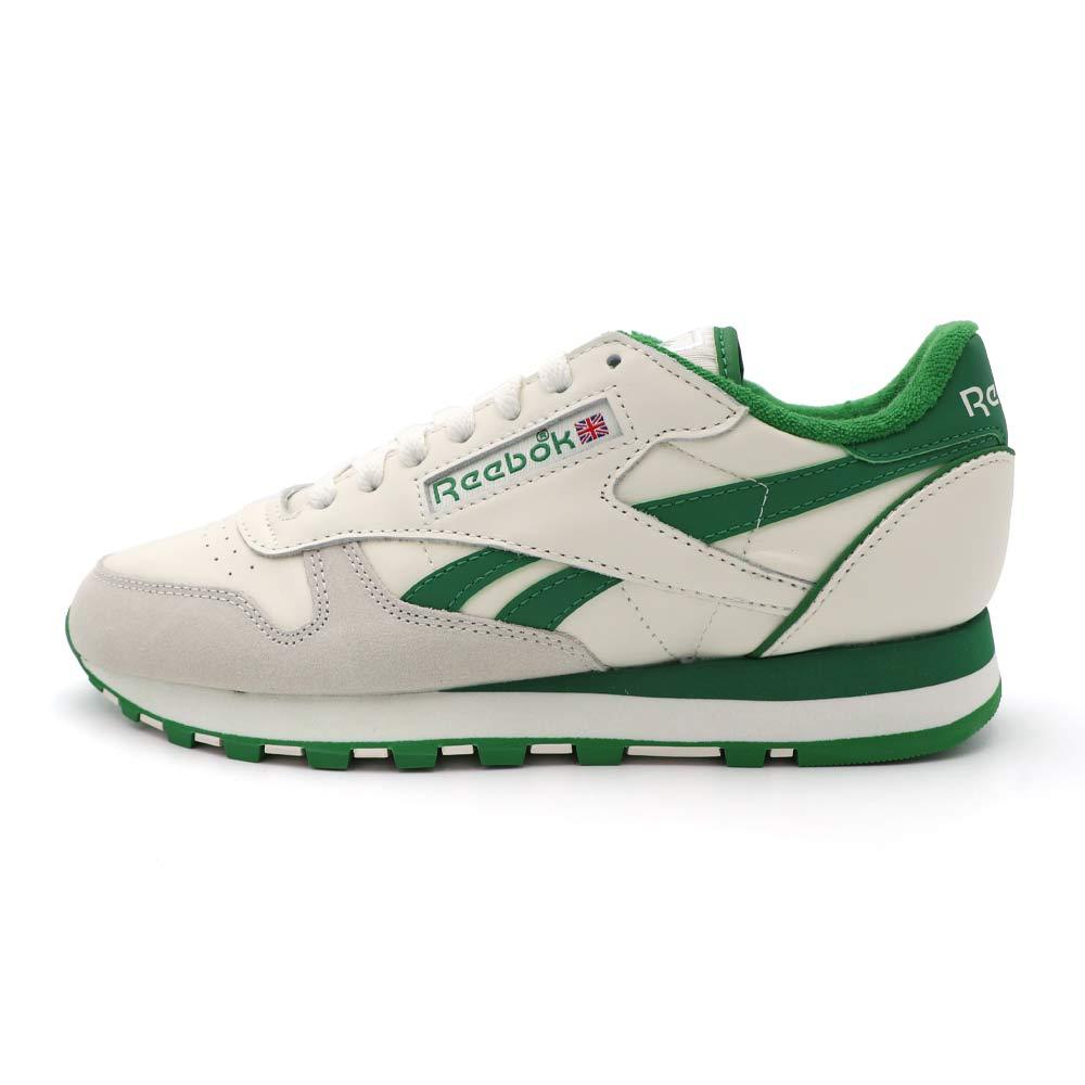 Reebok Classic Leather 白綠 休閒鞋 男女款 B4882 (100074340)