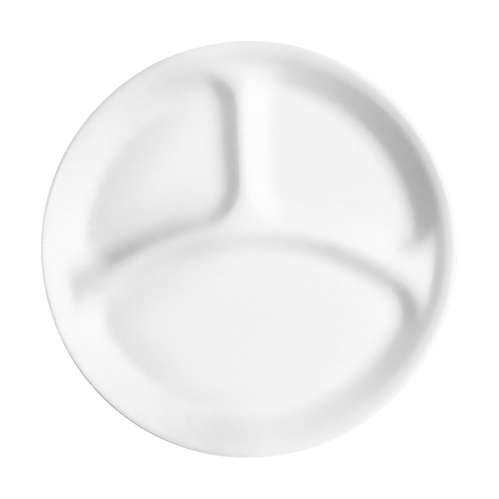 【康寧 Corelle】純白系列8吋分隔餐盤