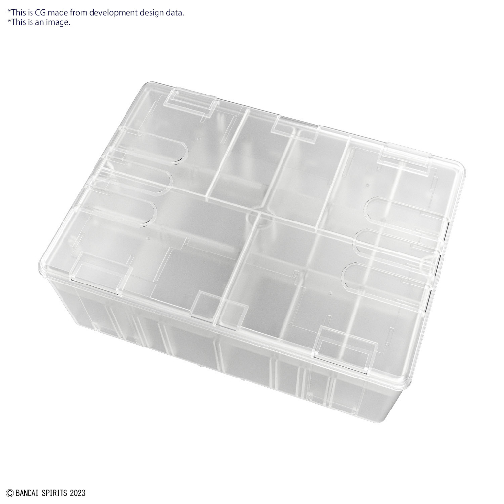 【玩模收藏】正版現貨 BANDAI 多元製作家工具箱 / 萬代 模型工具 收納箱 收納盒 / 白色 少許透光