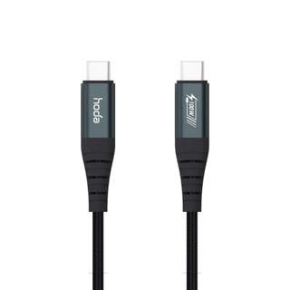 【hoda®】100W 60W【USB-C to C】快速充電編織線材｜Type-C PD 尼龍傳輸線 充電線 快充線