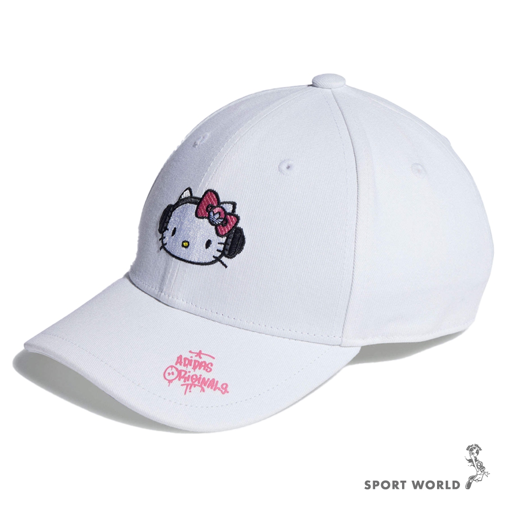 Adidas 帽子 棒球帽 HELLO KITTY 白【運動世界】IT7340