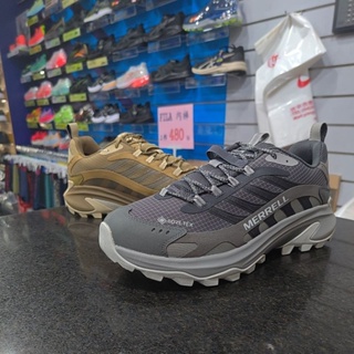 MERRELL MOAB SPEED 2 GTX 男款 防水 越野慢跑鞋 ML037515 灰色 ML037517 棕色