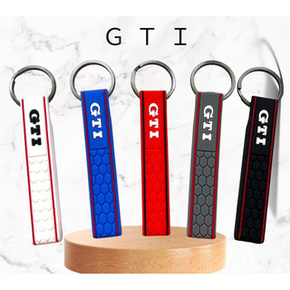 福斯 Volkswagen GTI Golf 汽車鑰匙圈 鑰匙標誌貼 矽膠鑰匙圈