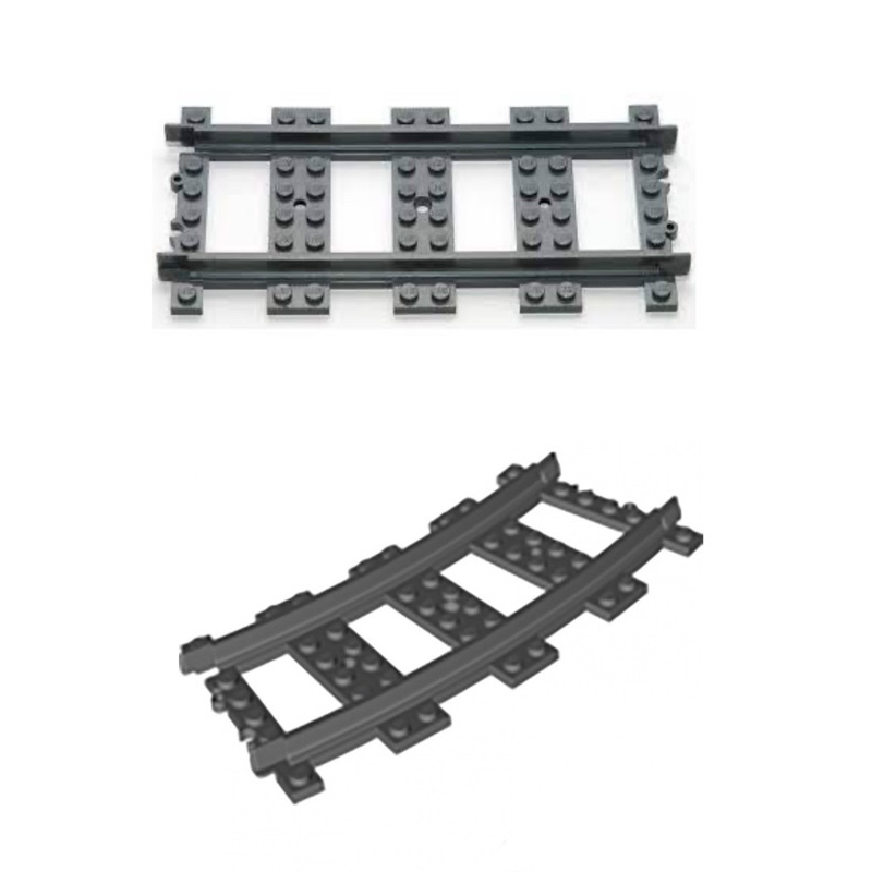 《蘇大樂高》LEGO 53400 53401 直軌 彎軌 軌道 鐵軌 鐵道（全新）火車