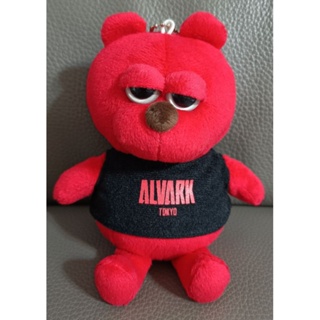 * 日本 Alvark Tokyo 盧克 紅熊 造型 絨毛 玩偶 娃娃 珠鍊 吊飾