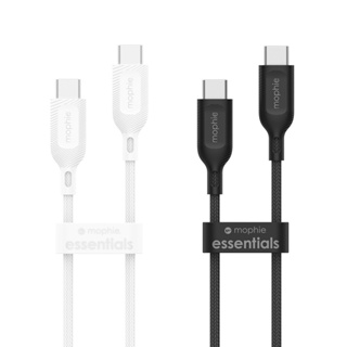 【mophie】『USB-C To USB-C』 essentials 編織快速充電傳輸線 100cm/200cm