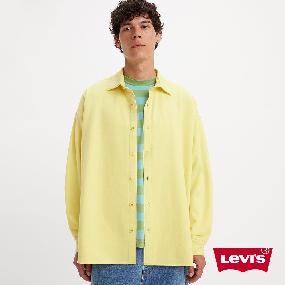 Levi's® Skateboarding™滑板系列 舒適大鈕扣襯衫式外套 男款 A7098-0000 人氣新品