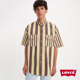 Levi's® Skateboarding™滑板系列 雙袋條紋短袖襯衫A4329-0003 男款 人氣新品