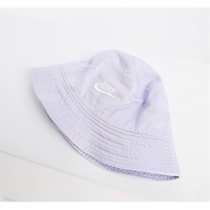 現貨只有1頂 售完不補‼️美國🇺🇸代購 Nike 淡紫色漁夫帽 帽子 正品