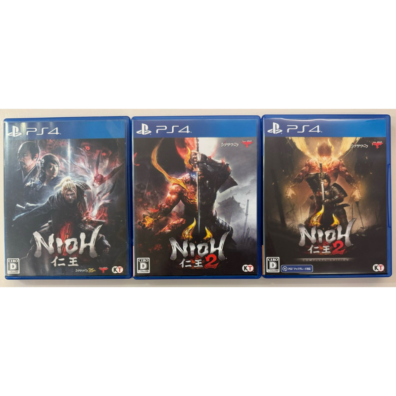 二手 PS4遊戲片 仁王2 完全版 一般版 標準版 Nioh 2 日版 中文版 繁體中文字幕 中古 仁王1 PS5可玩