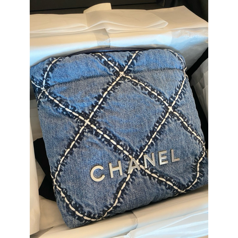 🇹🇼台灣現貨Chanel 24p牛仔22bag mini