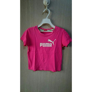 puma女童桃紅色短袖上衣