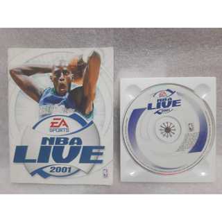 EA SPORTS NBA LIVE 2001 PC GAME 遊戲片 附說明書序號 裸片