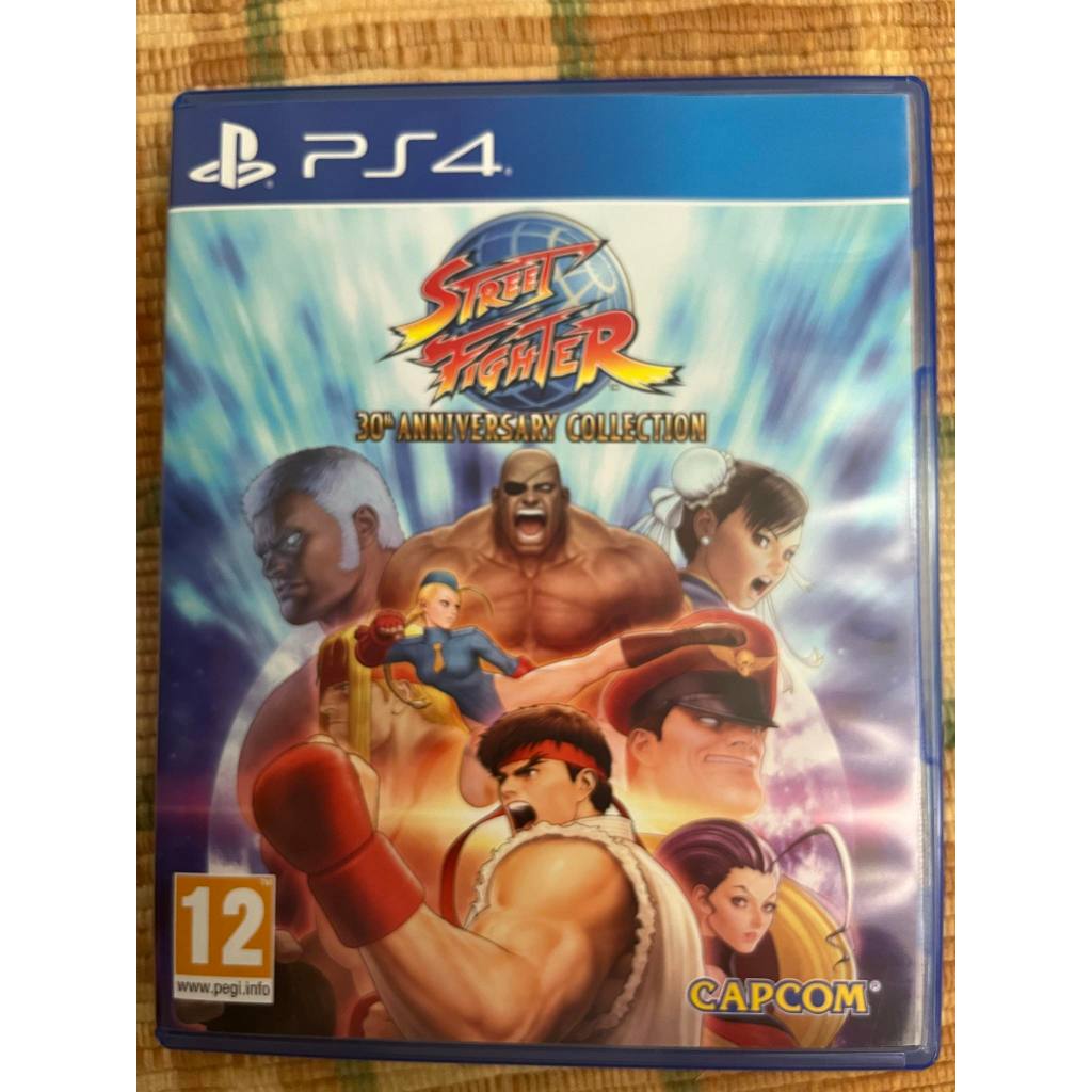 PS4 快打旋風 30 週年紀念合集 中英日文版 Street Fighter 30th 二手 9.9新 功能正常 無刮