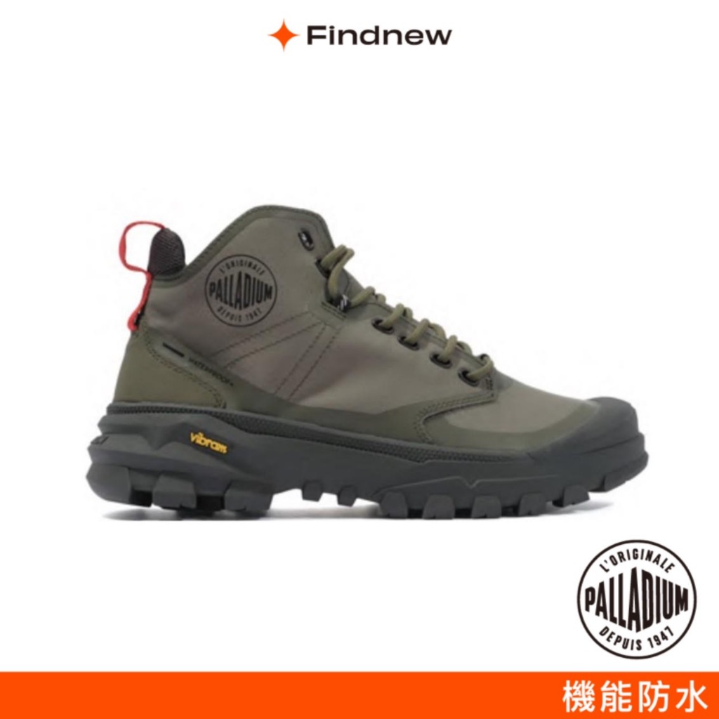 PALLADIUM PALLARIDER MID WP+Vibram聯名防水靴 墨綠79108-309【Findnew】