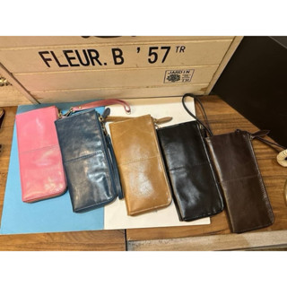 即將斷貨剩黑 粉🔥【🇰🇷 Tanned】|韓國 L型拉鍊零錢手機錢包👝正韓 真皮系列 牛皮油皮 零錢包 手機包 鈔票包