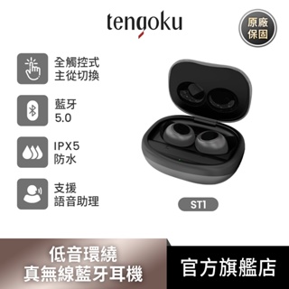 TENGOKU天閤堀 匠心低音環繞真無線藍牙耳機 觸控操作/藍牙5.0/主從切換/IPX5防水/SOUL ST1