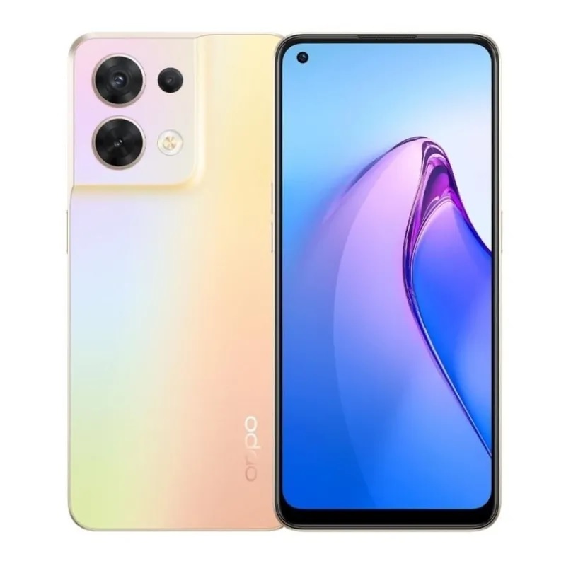 OPPO Reno8 5G 8G/256G 6.4吋手機 晨曦金【全新未拆封/外盒微不良】