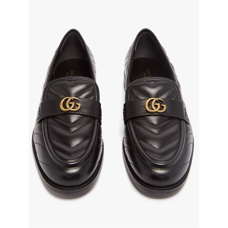 Gucci Marmont 黑色樂福鞋 35號