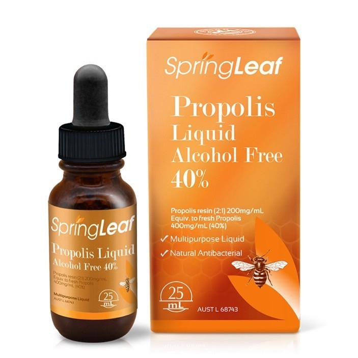 現貨! 澳洲綠芙Springleaf propolis liquid 40% 蜂膠滴劑 【25ml 】2026/1
