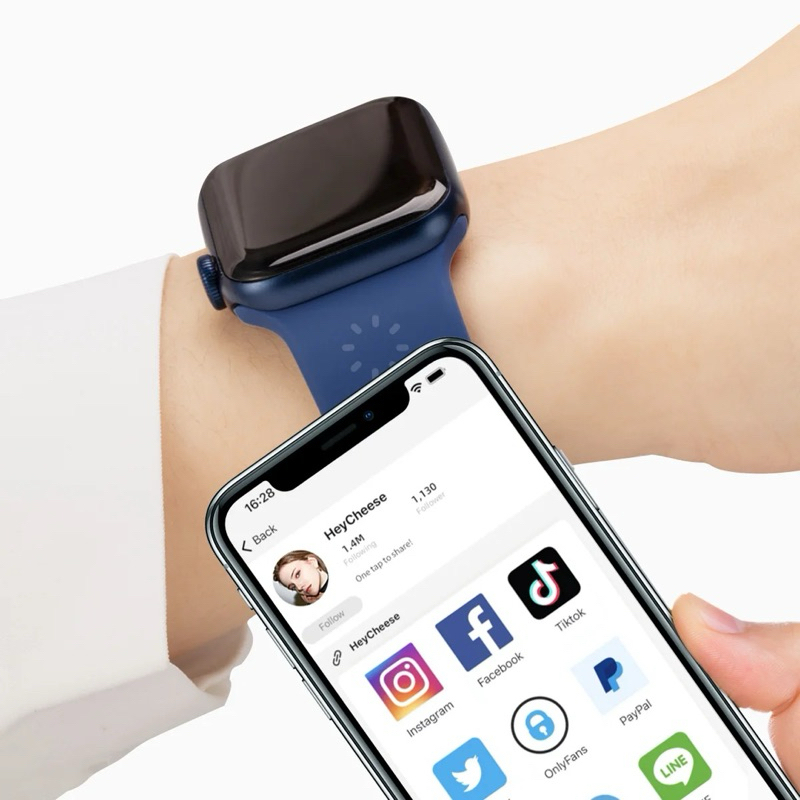 現貨免運 門禁卡錶帶 尼龍錶帶 Apple Watch 內置IC及ID雙晶片 蘋果手錶 SE/8/7/6/5 魔鬼氈錶帶