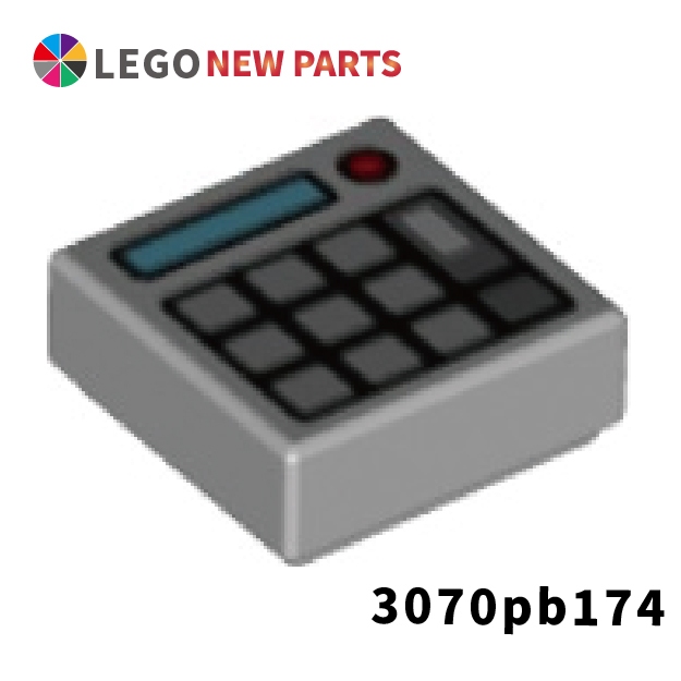 【COOLPON】正版樂高 LEGO 印刷磚 Tile 1x1 鍵盤+按鈕 3070 3070pb174 6329583