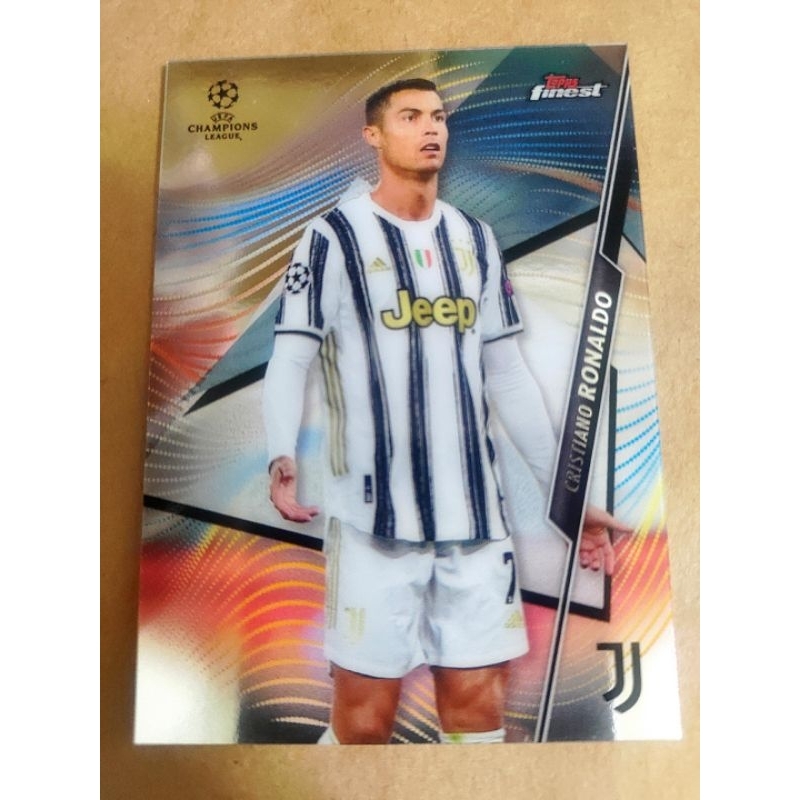 🔥經典🔥2021 歐冠 Finest 尤文圖斯 Cristiano Ronaldo C羅 金屬卡 球員卡