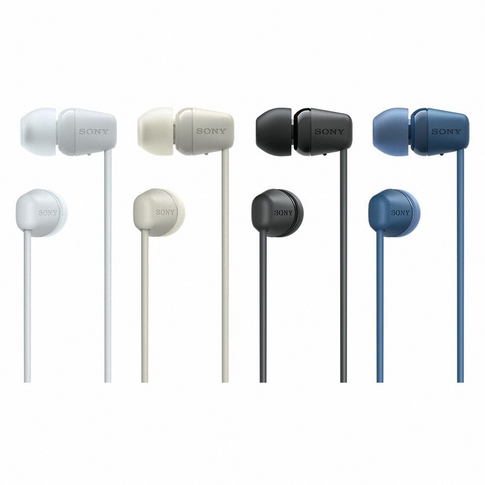 《福利品-包裝破損》SONY WI-C100 無線頸掛入耳式藍芽耳機