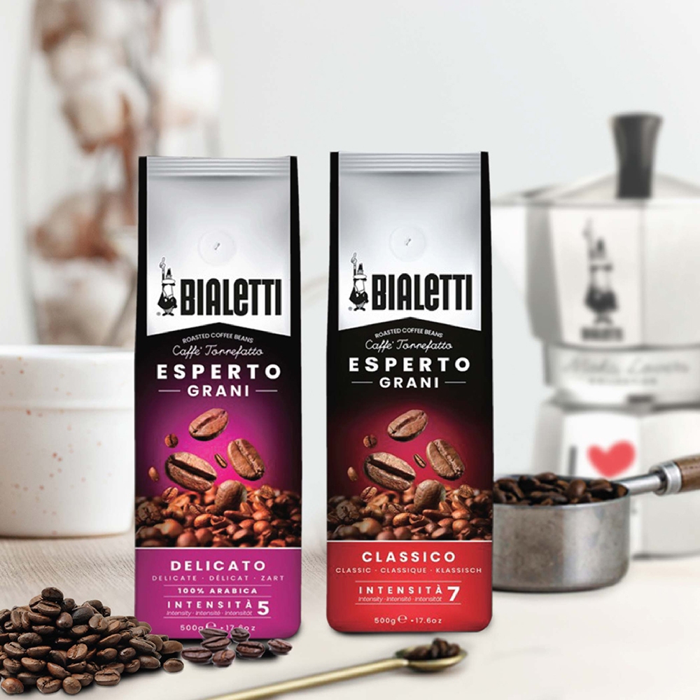Bialetti 咖啡豆 500g / 摩卡壺 義式配方豆 超值綜合豆 新鮮烘焙 平價CP值高唯一推薦 網友好評推薦