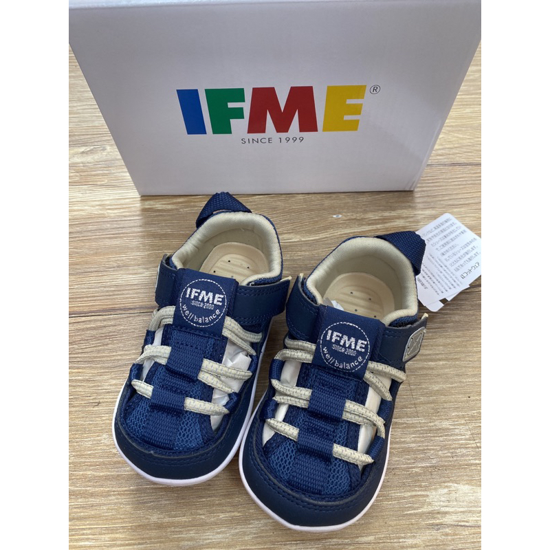 IFME-IF20-430401 現貨 幼童 小童 中童 兒童 魔鬼氈 戶外 涼鞋 水涼鞋 速乾 輕量 透氣 網布