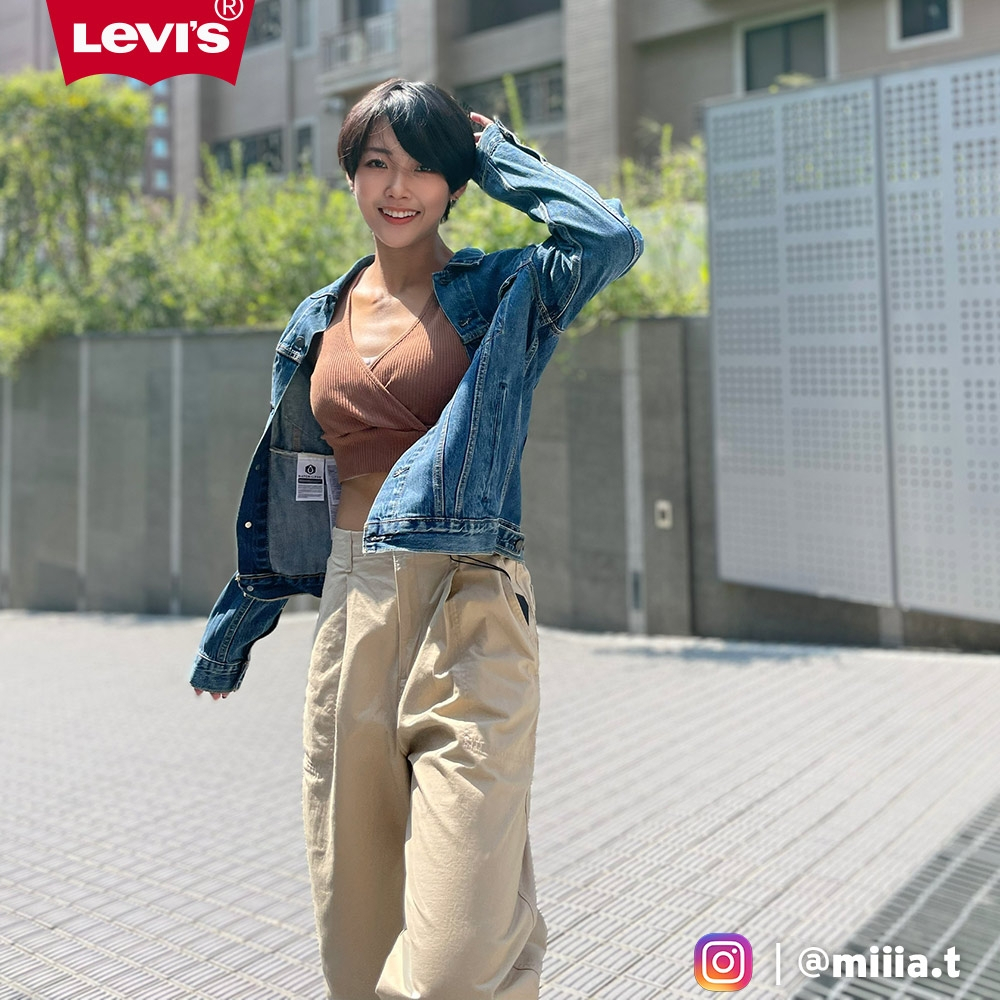 Levis 男款 牛仔外套 Type3 經典修身版型 天絲棉 深藍水洗 72334-0354