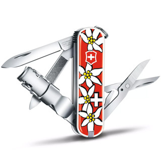 VICTORINOX 瑞士維氏迷你8用指甲剪瑞士刀-雪白色