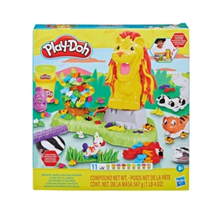 玩得購【Play-Doh 培樂多】培樂多黏土-獅子與叢林好朋友主題遊戲組(HF7221)