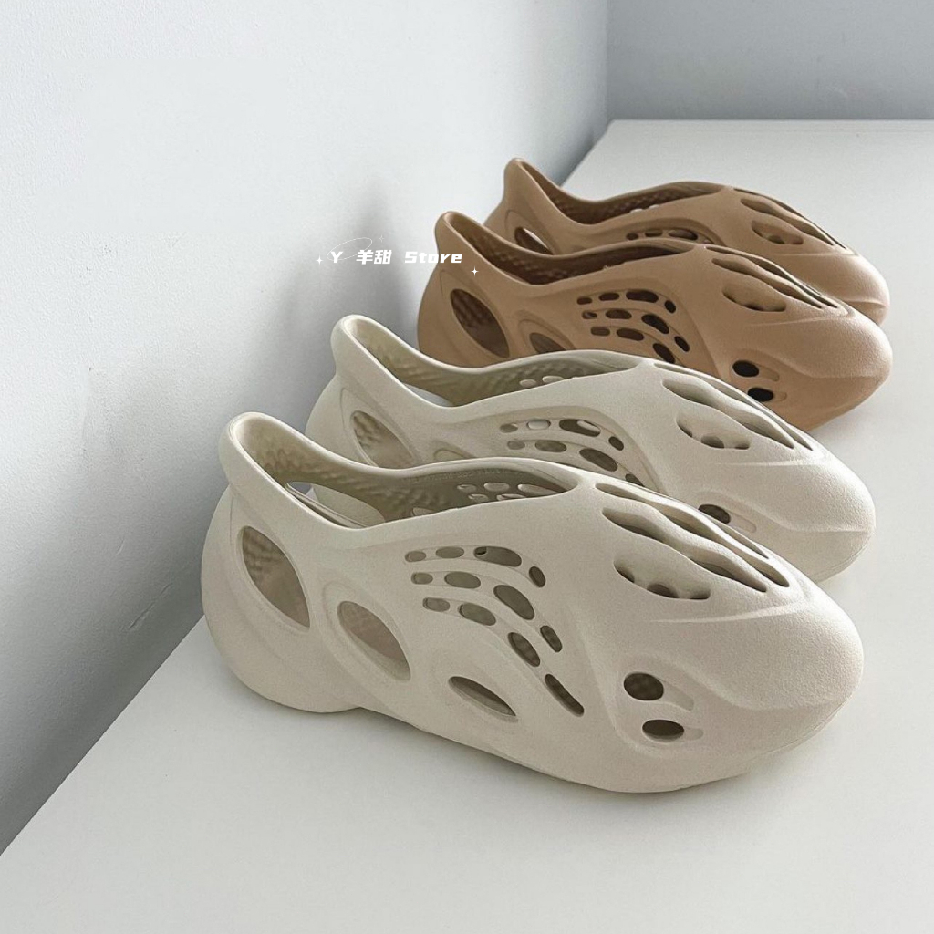 Adidas Yeezy Foam Runner 洞洞鞋 涼鞋 拖鞋 米白FY4567 黑HP8739 灰棕 土黃