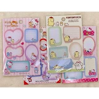 Sanrio三麗鷗/Hello Kitty/布丁狗 可愛裁型便利貼組/便利貼