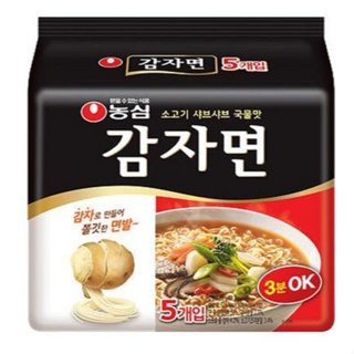 【現貨】韓國 農心 馬鈴薯泡麵-117g/包 (5包/袋)