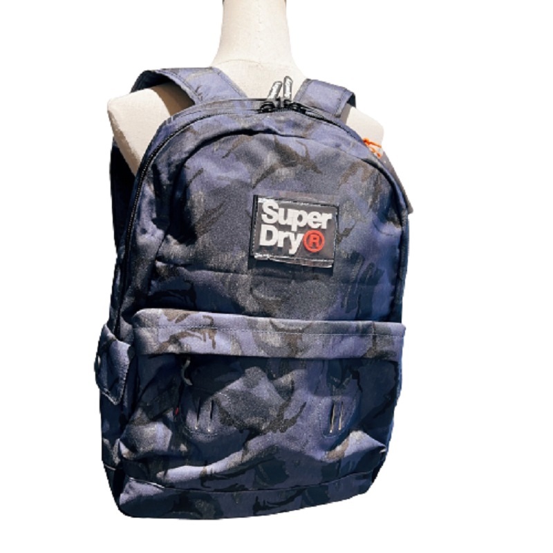 Superdry 極度乾燥 灰色迷彩 後背包 /休閒包/ 登山包 /通勤書包