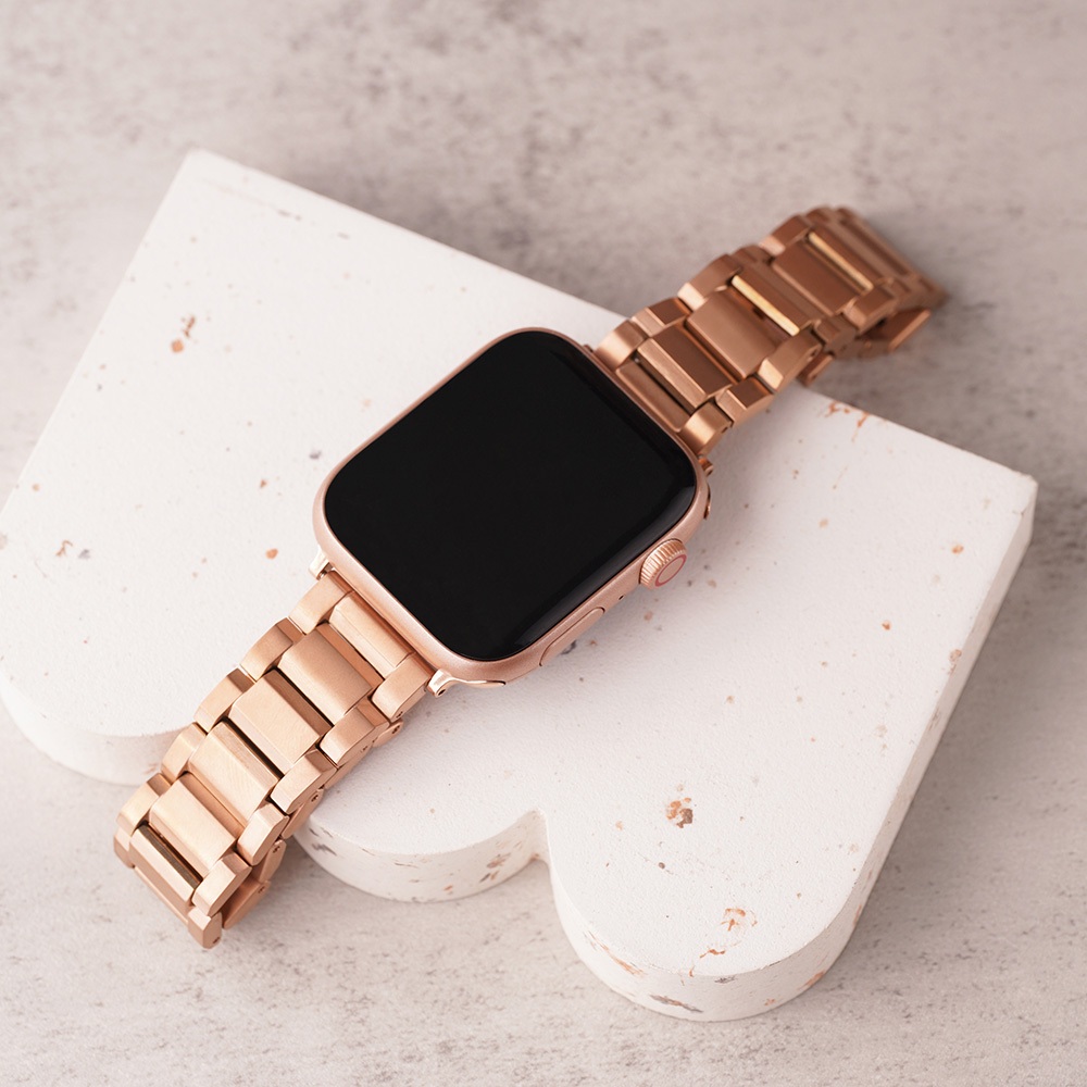 Apple watch - 精緻光感鈦金屬 蘋果專用錶帶