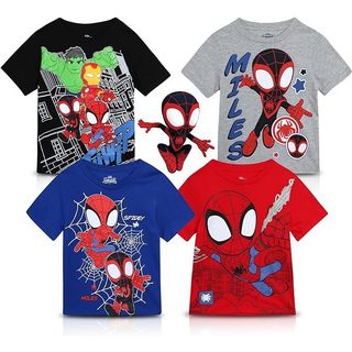 預購🚀空運🚀美國專櫃 MARVEL 蜘蛛人 兒童短袖上衣 TSHIRT T恤 四件組 spidey 關 Spider