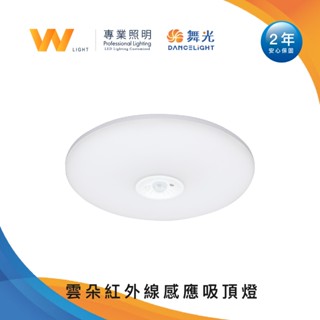 舞光 LED 雲朵紅外線感應吸頂燈 含稅附發票 兩年保固 全電壓 CNS認證 高透光 無暗區 室內 玄關 走廊