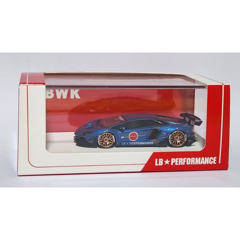 1/64 TP Lamborghini Aventador LP700 2.0 零戰 金屬藍 LBWK 樹脂模型