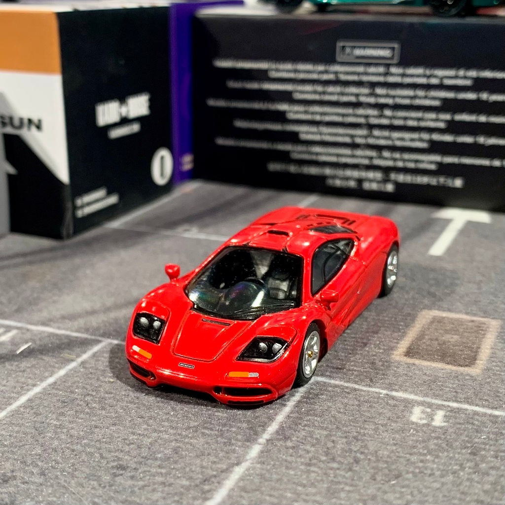 免運 2種包裝 MINI GT McLaren F1 Red 紅色 麥拉倫 654  模型車 小汽車