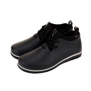 Ccilu 女款低筒休閒鞋 XPRESOLE咖啡渣環保雨靴 黑色 可機洗 輕量防水 抗臭 30243500120