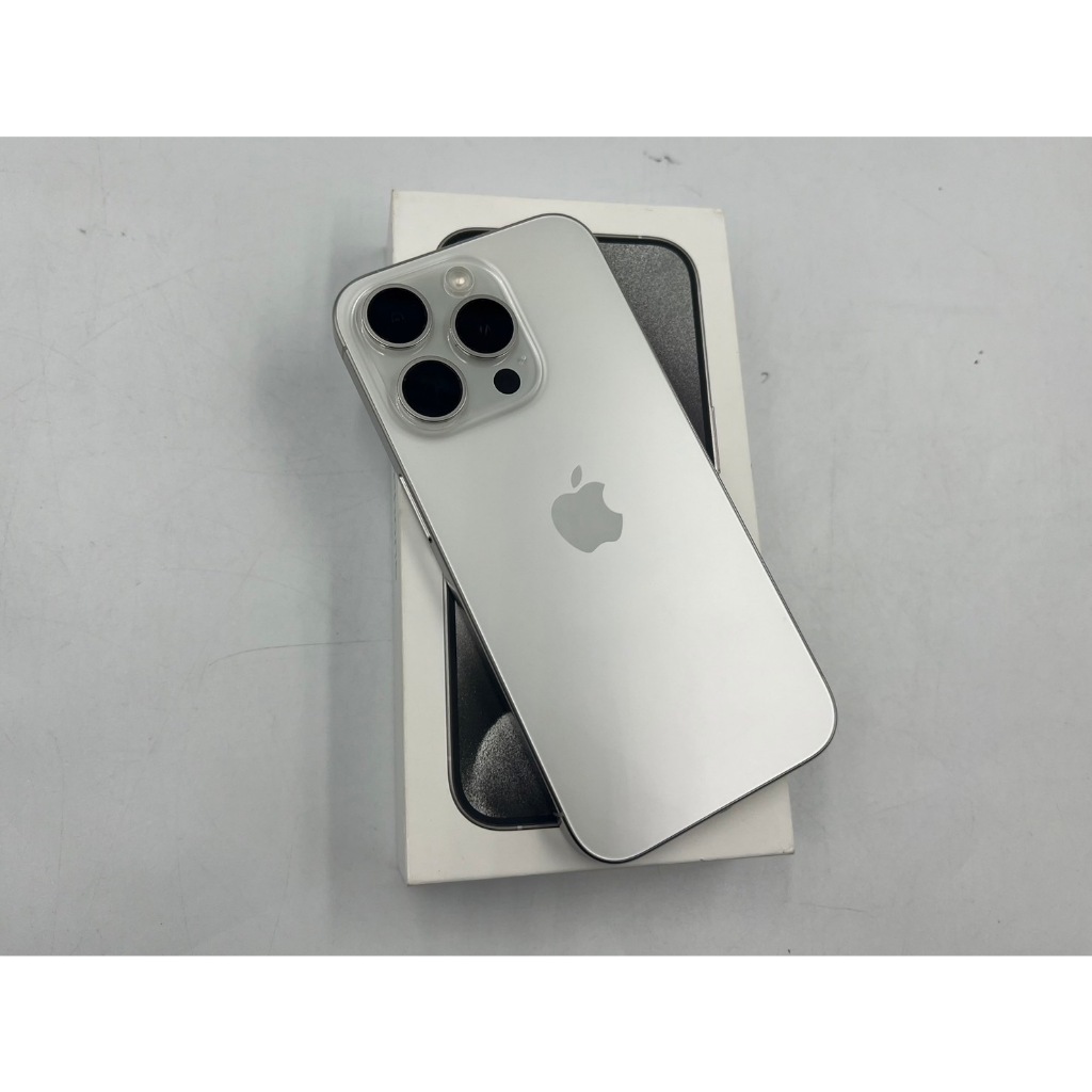 §轉機站§極新機 保固2024/11 盒裝 Apple iPhone 15 Pro 256G 鈦金屬6.1吋 白色29