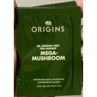 ORIGINS 品木宣言 DR.WEIL青春無敵靈芝水潤機能乳液 試用包 小樣 旅行組 靈芝水 靈芝乳液
