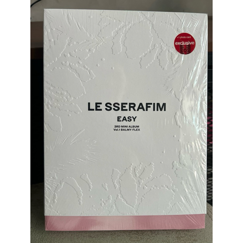 （現貨）LE SSERAFIM 3RD MINI ALBUM 迷三 「EASY」 全新未拆專 美國TARGET特別版