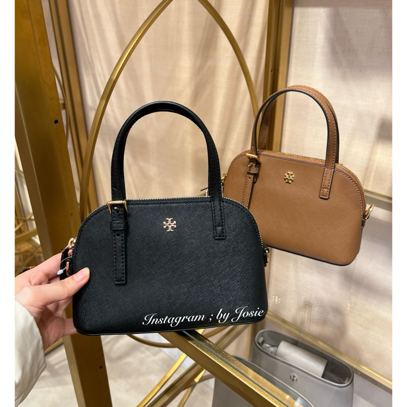 【現貨】美國代購 🇺🇸 Tory Burch TB 新品 防刮 皮革 手提 斜背包 mini 貝殼包