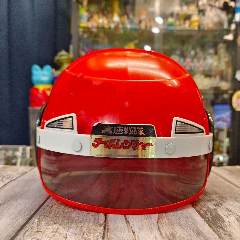 ⭐喔啦玩具店⭐收藏用 日本 高速戰隊 頭盔 1989年 日本製  帽子 安全帽 小朋友 兒童 戰隊 特攝 玩具公仔