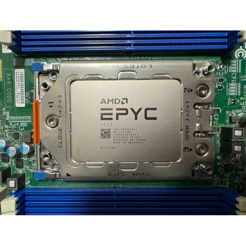 H12SSL-i + AMD EPYC 7452